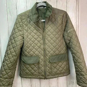 DKNY Olive Green Light Jacket Size Small Spring/Fall/Winter Lightweight